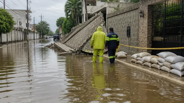 Lluvias dejan 2,360 personas afectadas y 590 viviendas dañadas; COE mantiene alertas