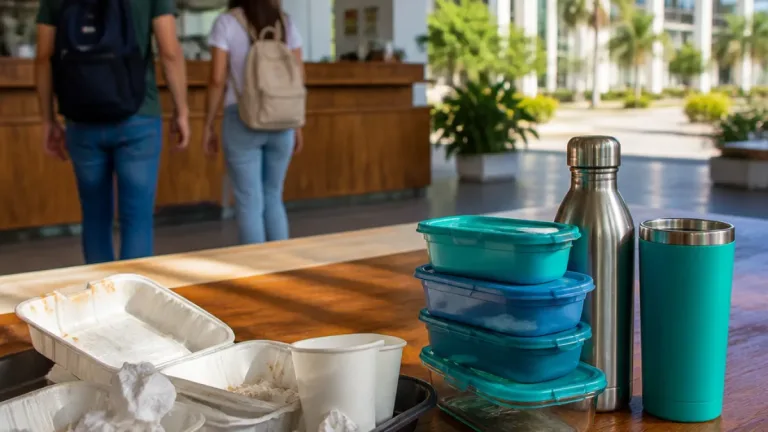 Investigadores de la UASD piden eliminar plásticos de un solo uso en cafeterías del campus
