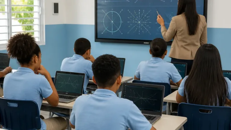 Minerd prueba herramientas de inteligencia artificial para reforzar Matemática en secundaria