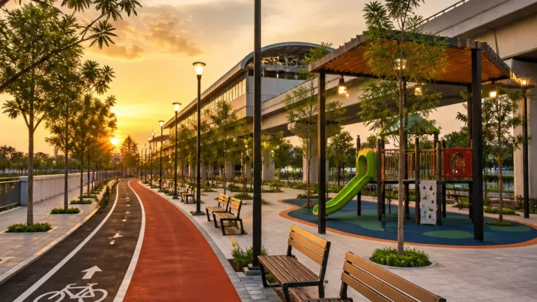 Inauguran parque Padre Castellanos sobre la estación Horacio Vásquez en el DN