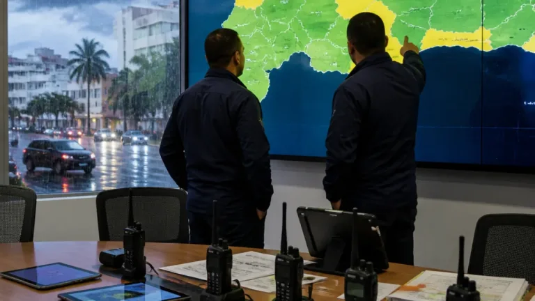 COE coloca 16 provincias en alerta por lluvias asociadas a una vaguada