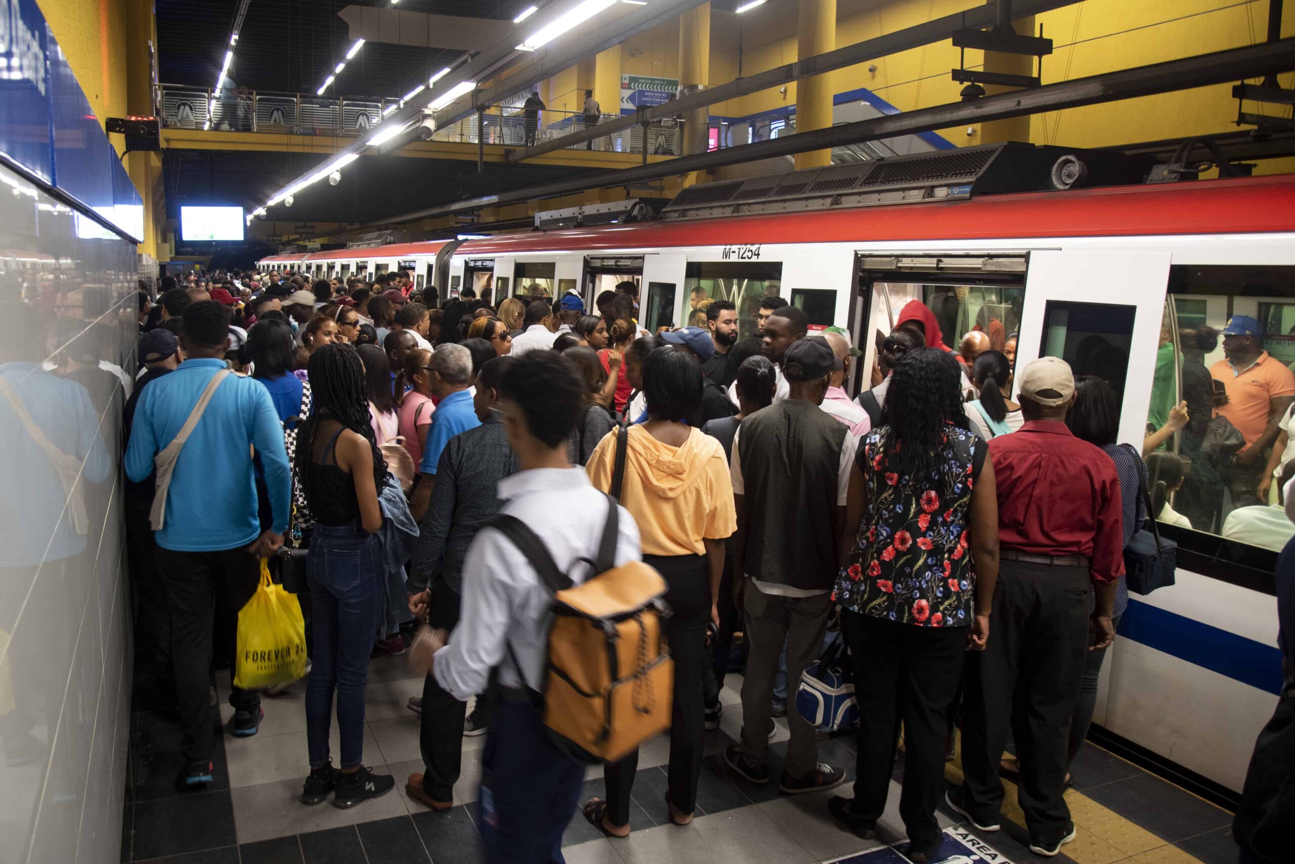 Pese a convocatoria a paro, el Metro de Santo Domingo operó normal el martes