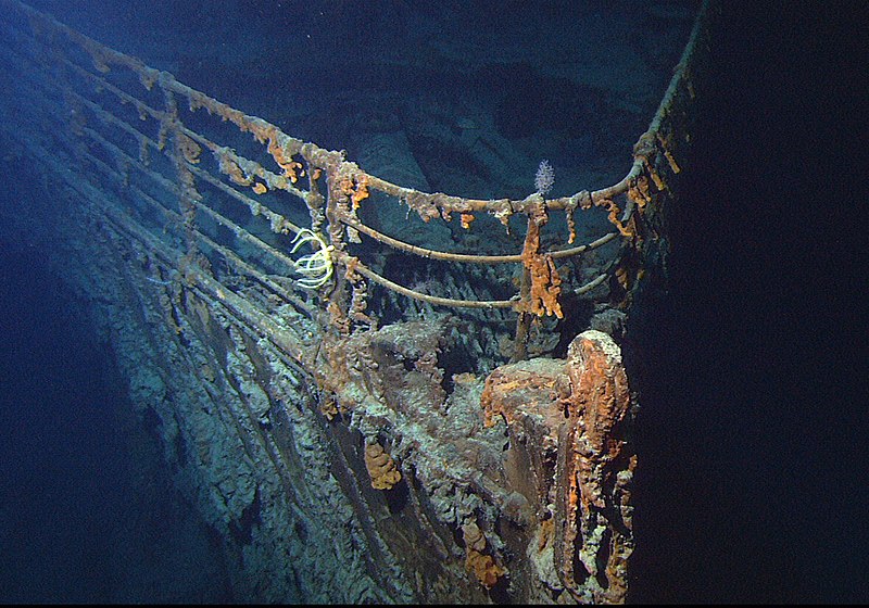 La profundidad del lugar donde están los restos del Titanic