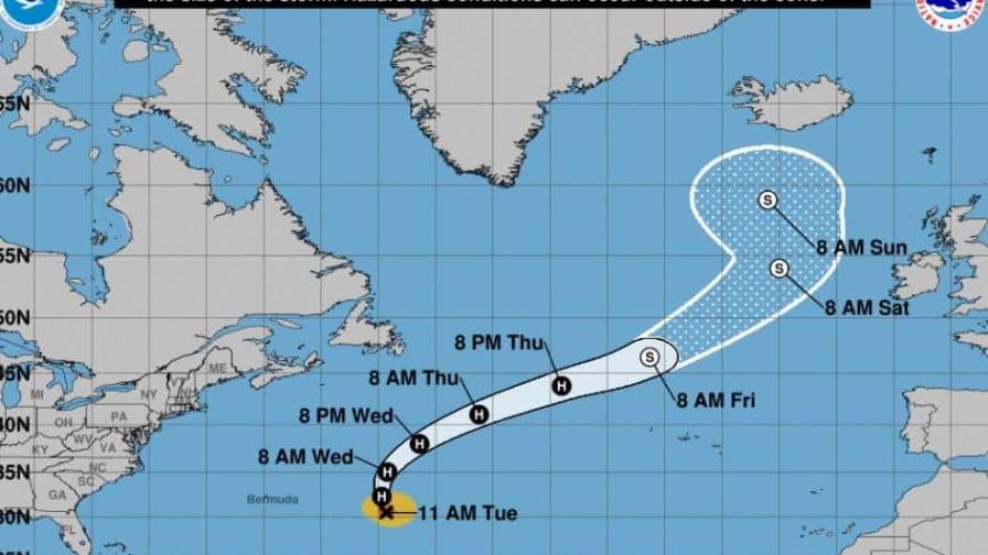 Nigel, el huracán de categoría 1 se fortalecerá en medio del Atlántico