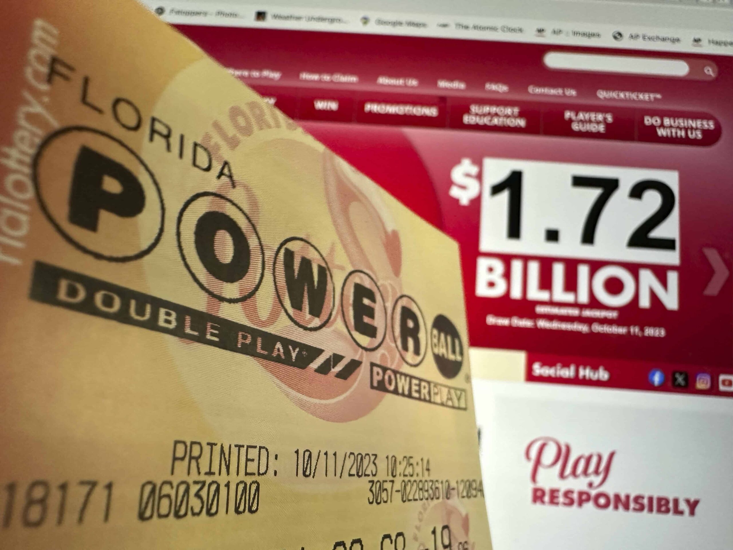 Un jugador en California se gana 1,730 millones de dólares de Powerball