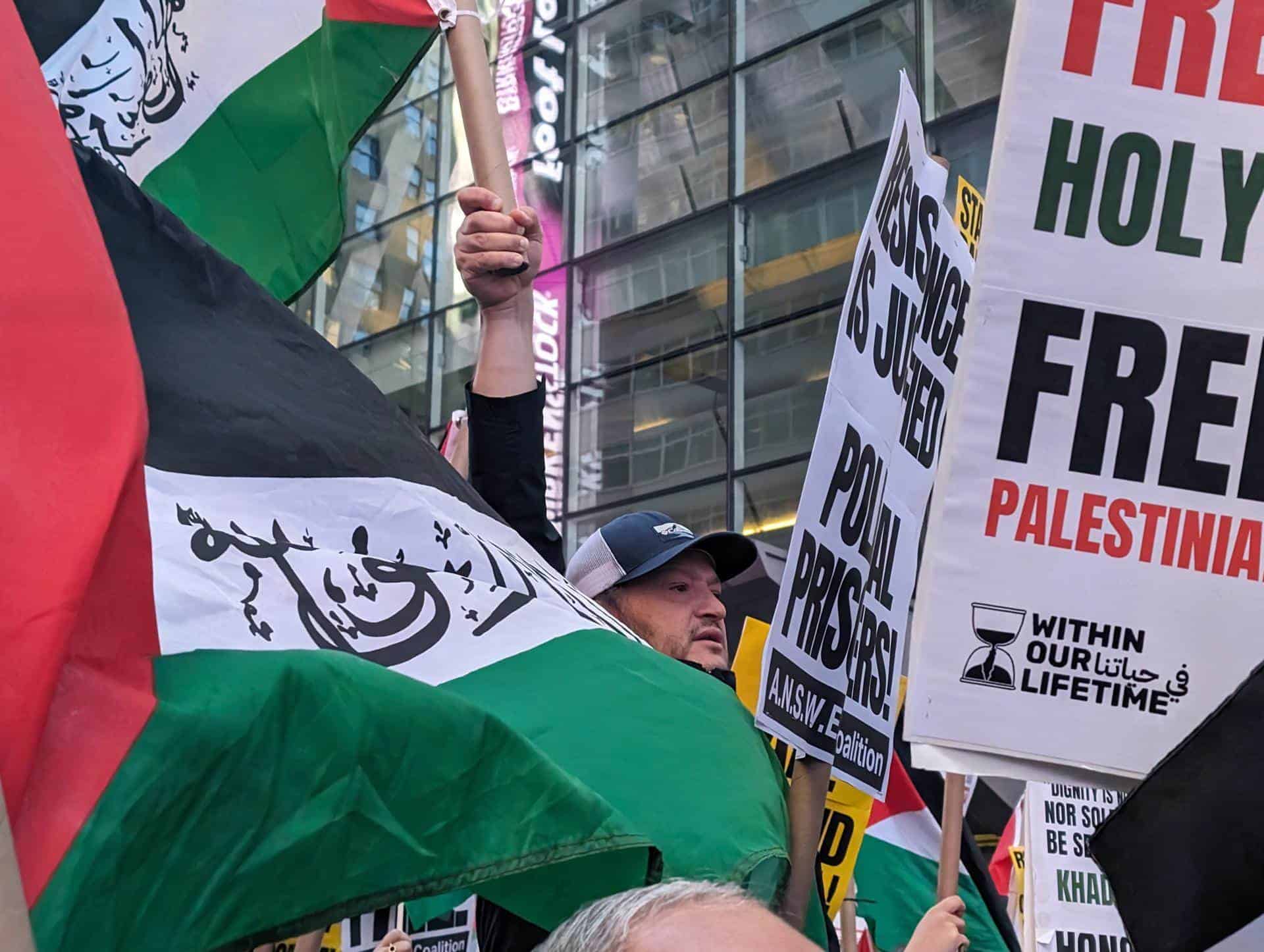Manifestaciones por Palestina e Israel dividen el Times Square