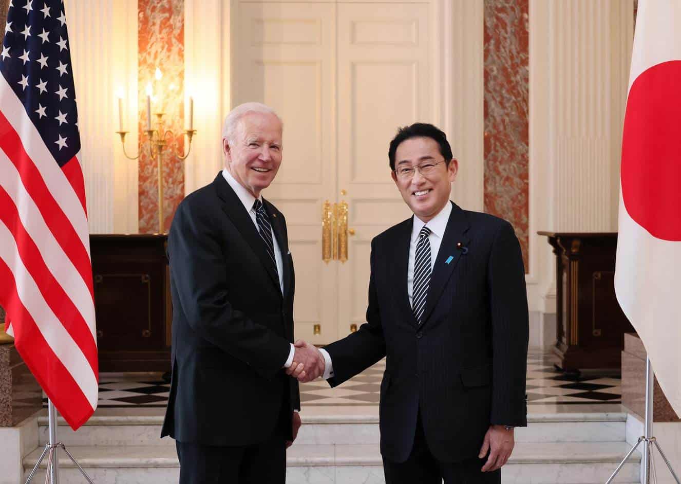 Biden se reunirán con el primer ministro de Japón en la Casa Blanca