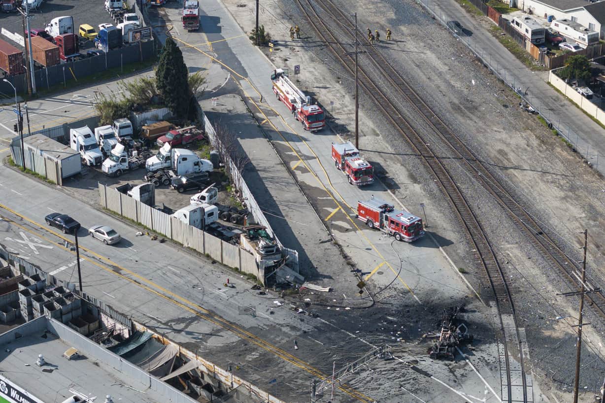 Al menos nueve heridos tras explosión del tanque de gas de un camión en Los Ángeles