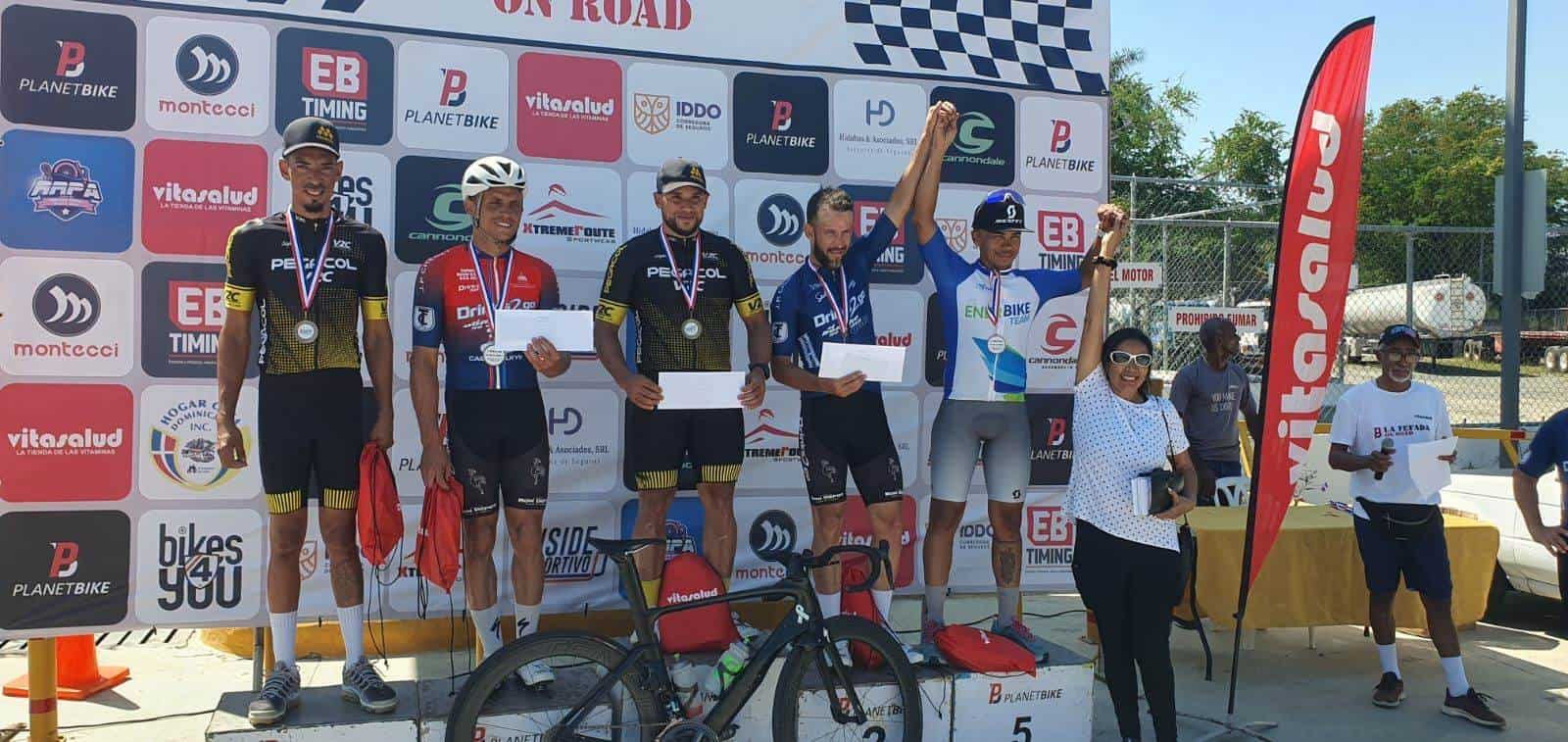 Herrera, García, Castillo, Tejera y Schaub ganan 1era “Fefada on Road” ciclismo Ruta Master