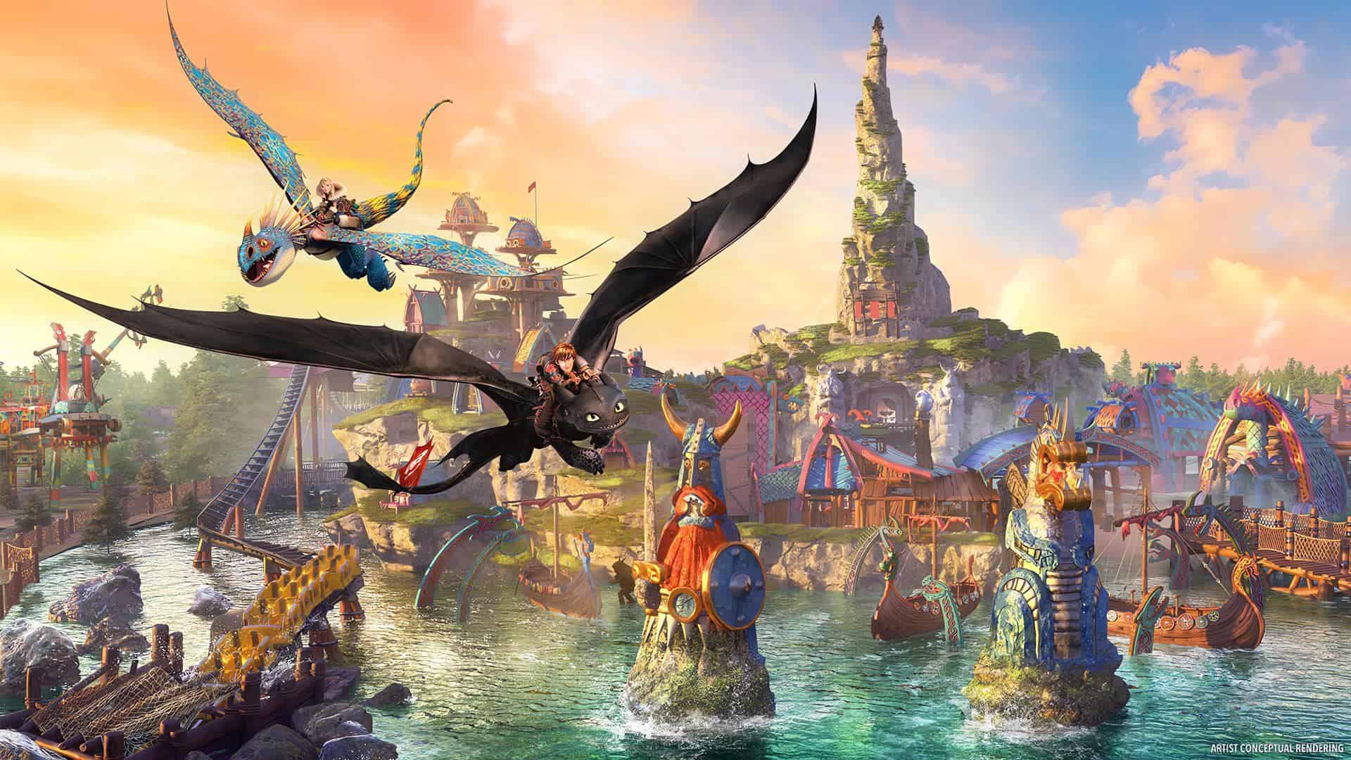 Universal recreará el mundo de “Cómo entrenar a tu dragón” en futuro parque Epic Universe