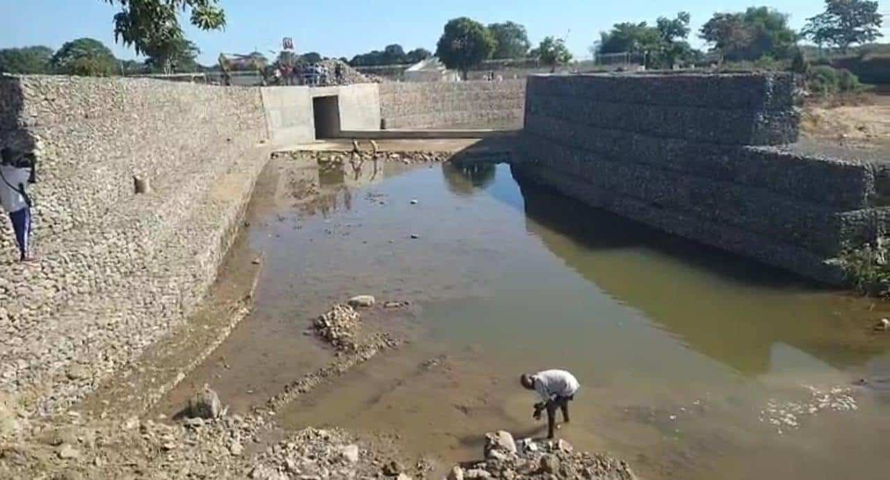 Canal haitiano en río Dajabón se queda sin agua